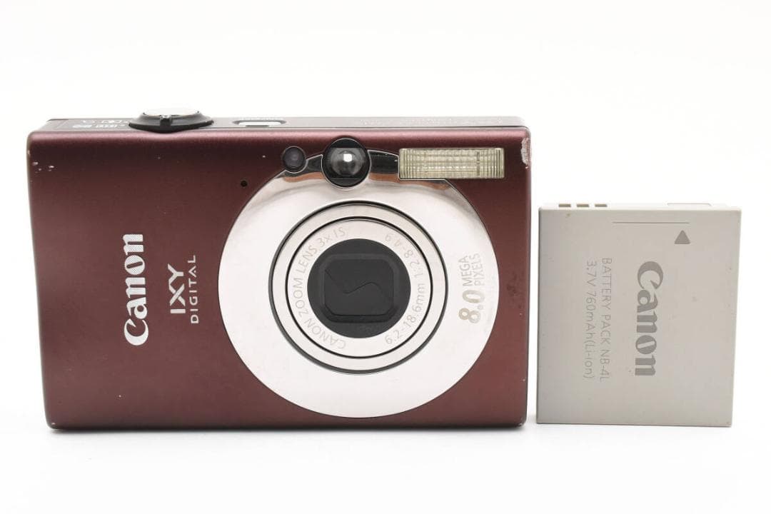 【外観美品】CANON IXY DIGITAL 20 IS ブラウン