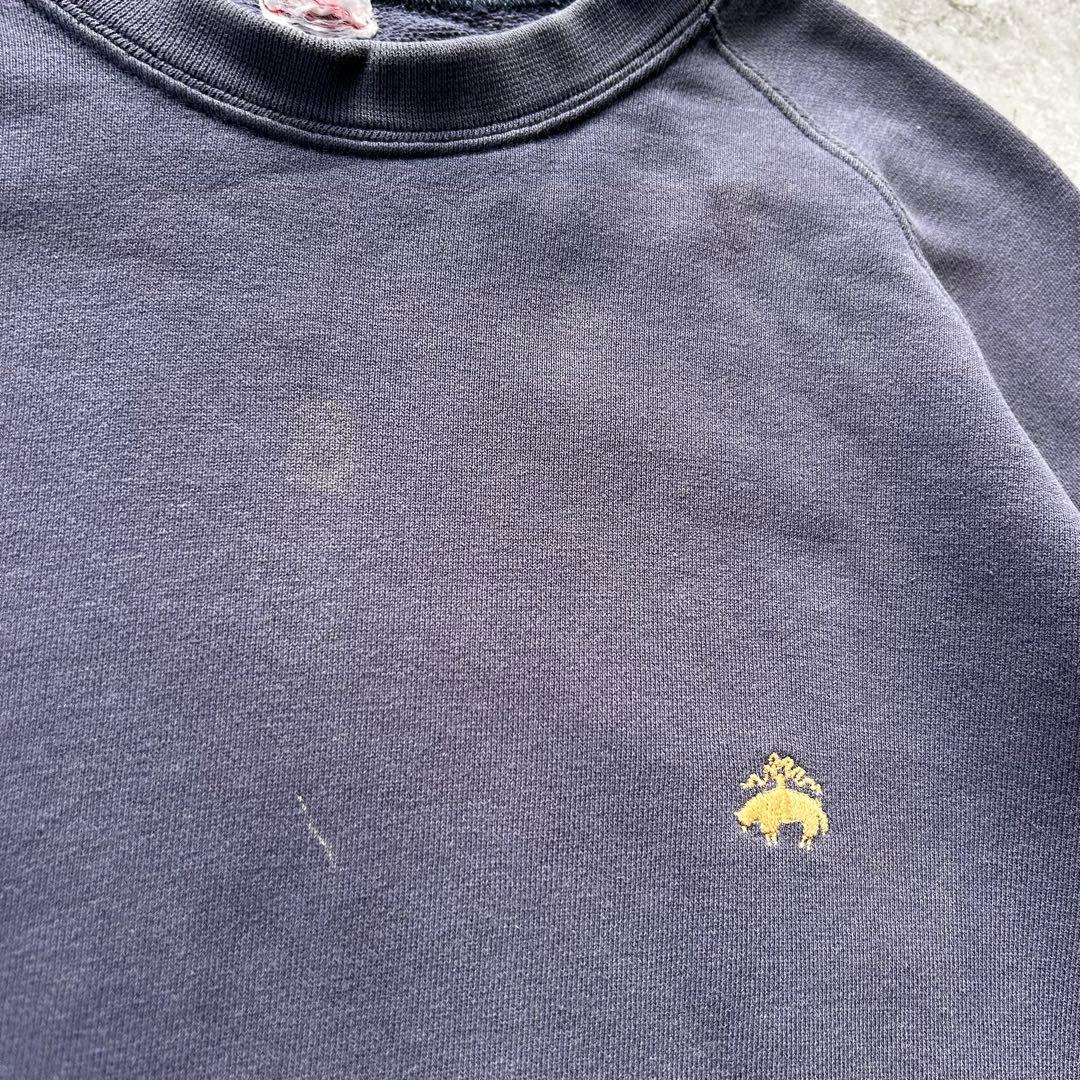 70s- ブルックスブラザーズ スウェット フェードネイビー XL相当