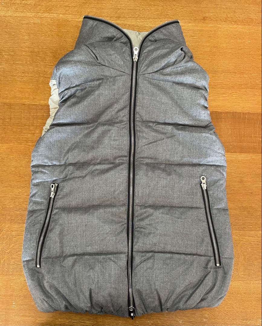 DUVETICA グレー ダウンベスト サイズ40