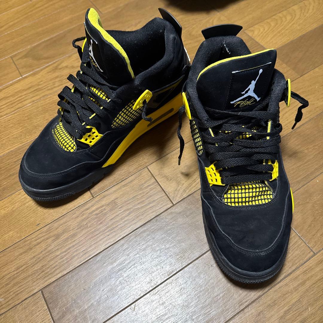 tetr4さん専用　jordan4ブラック/イエローサンダー