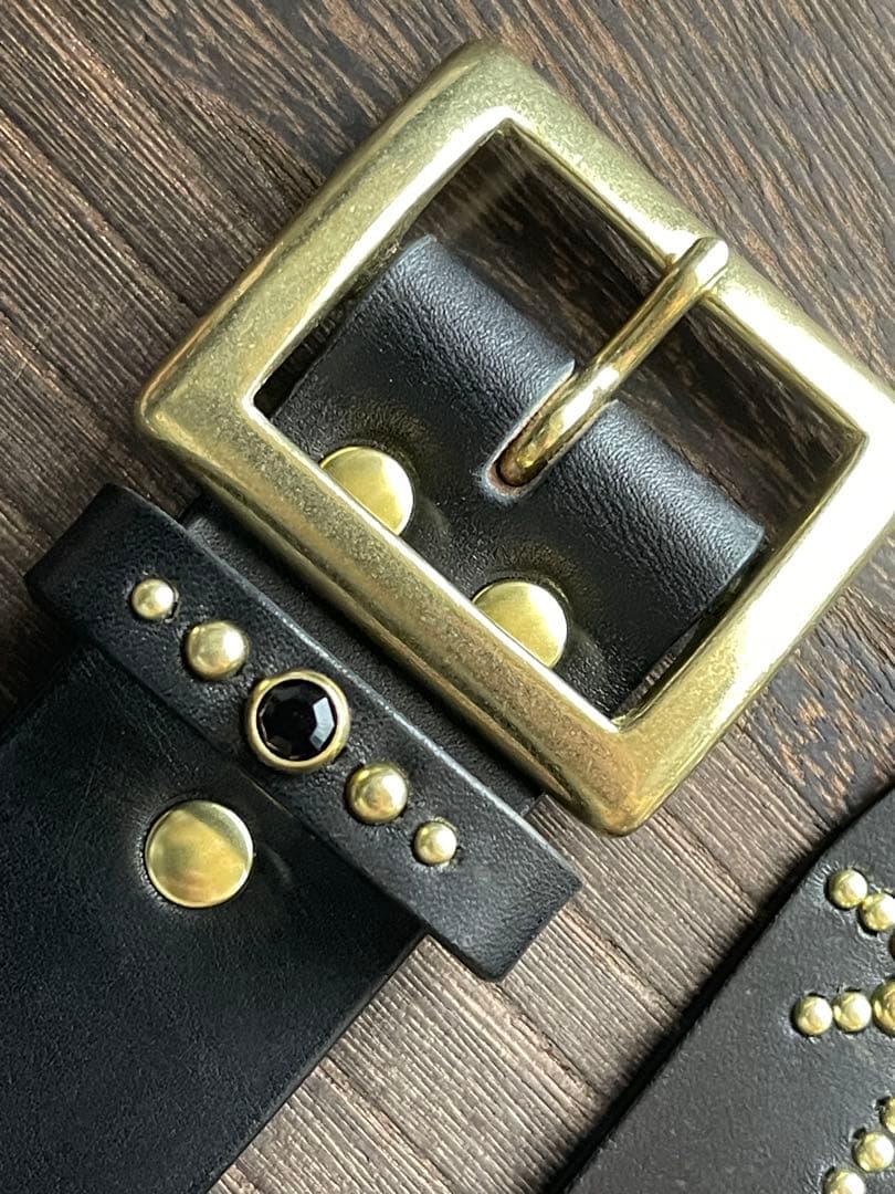 ディッキーズ874専用スタッズベルト　昭南ベンズ　真鍮　HTC CALEE