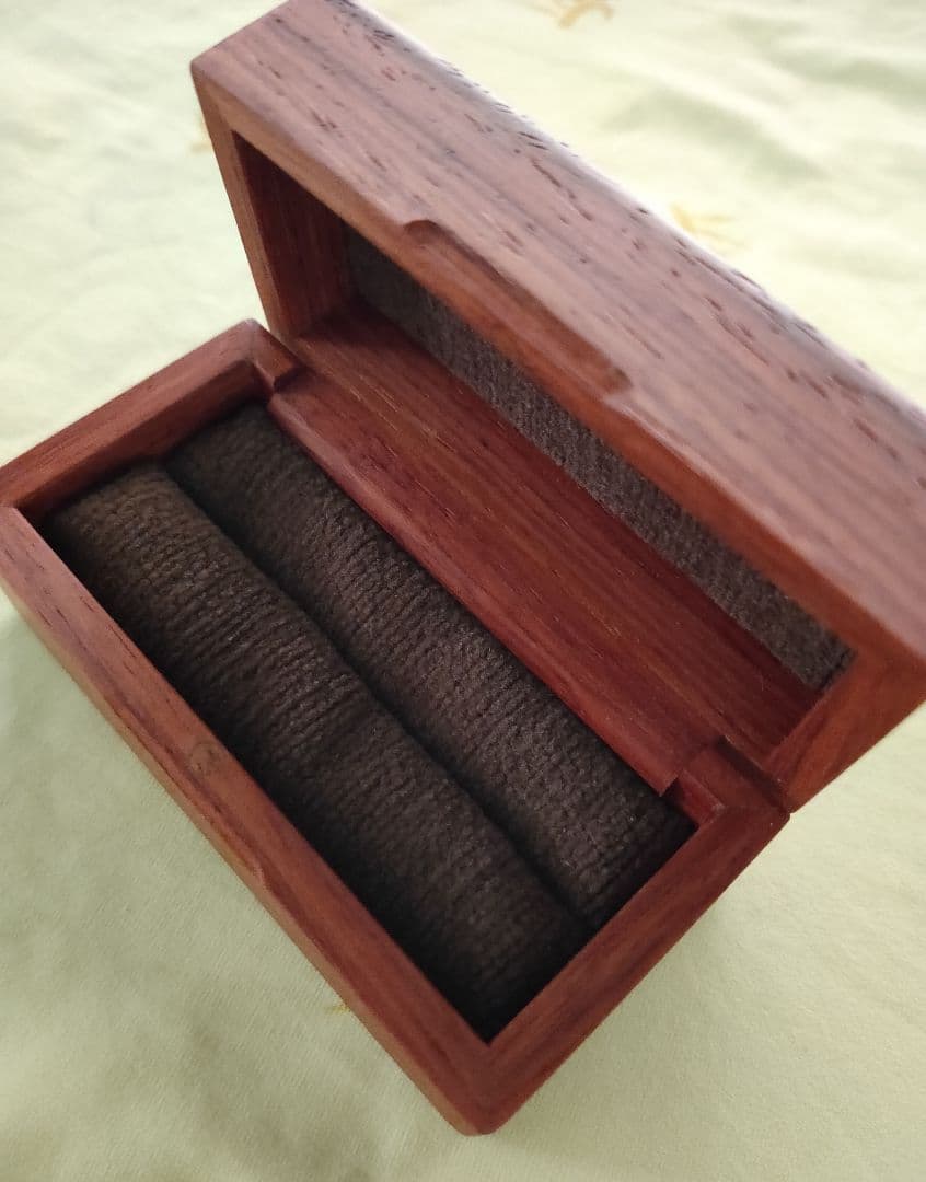 木製リングケース 指輪入ツイン　丹野製作所