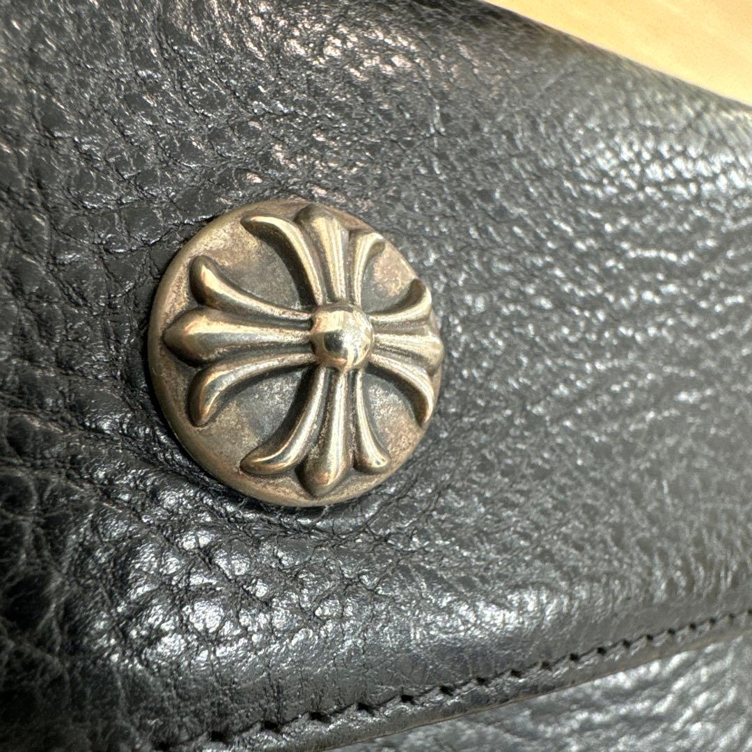 クロムハーツ　長財布　黒　美品✨