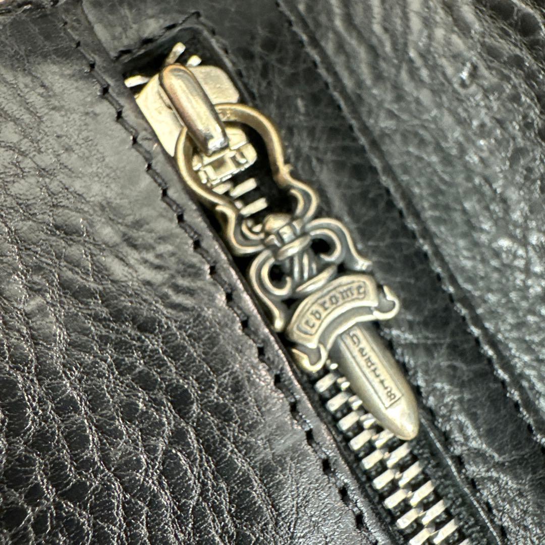 クロムハーツ　長財布　黒　美品✨