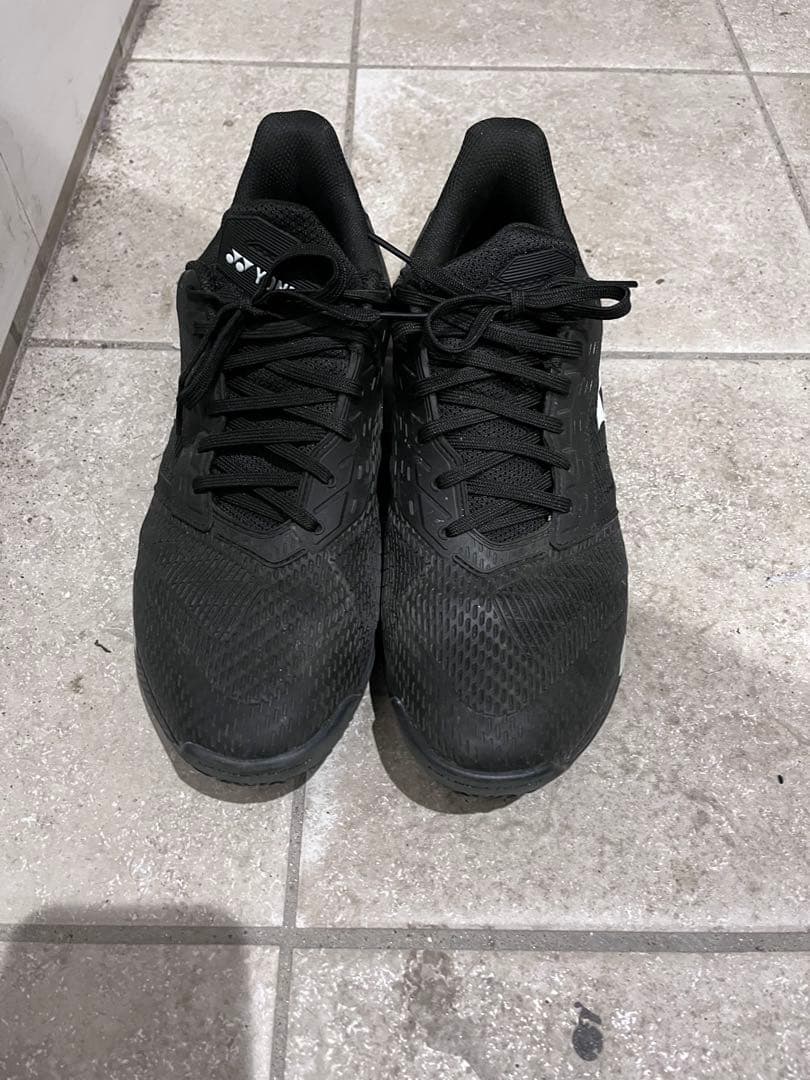 YONEX ブラック テニスシューズ　パワークッションアドアクセル