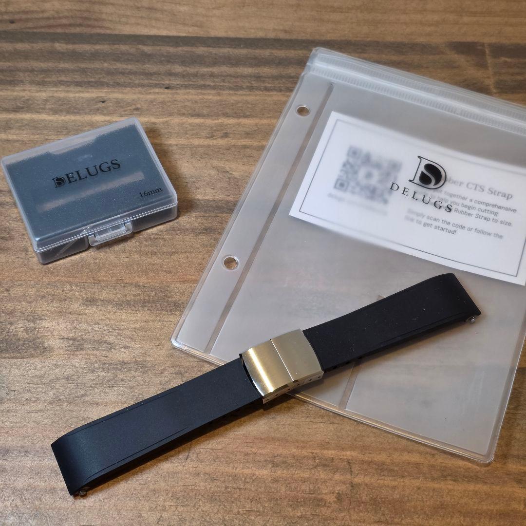 Cartier サントスドゥカルティエMM Delugsラバーベルト