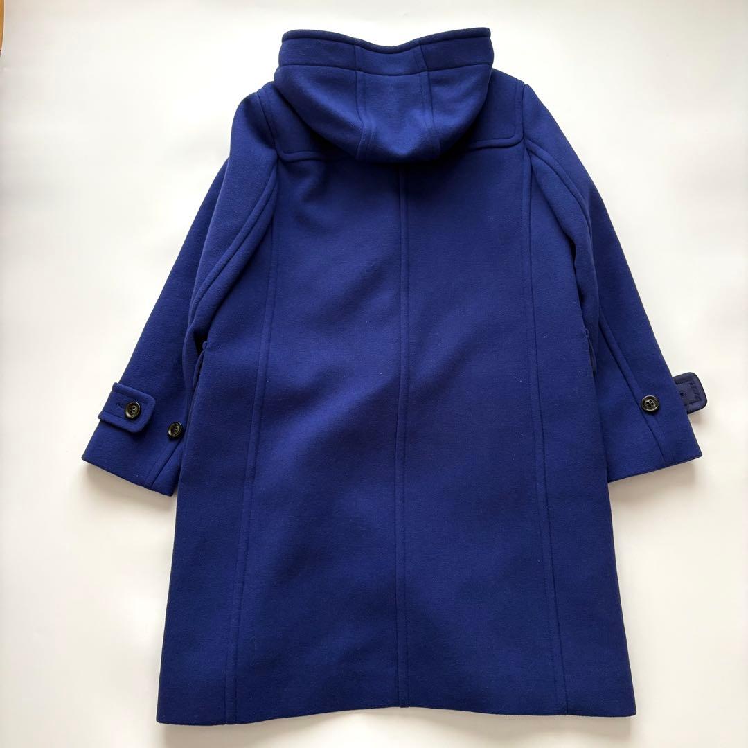 美品　グリーンレーベルリラクシング　ダッフルコート　ロイヤルブルー　ウール　42