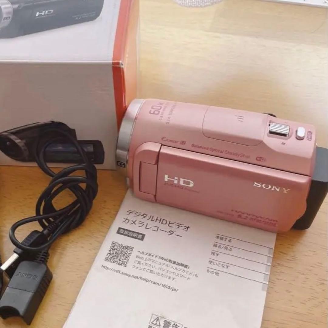 SONY HDR-CX675 ピンク ビデオカメラ