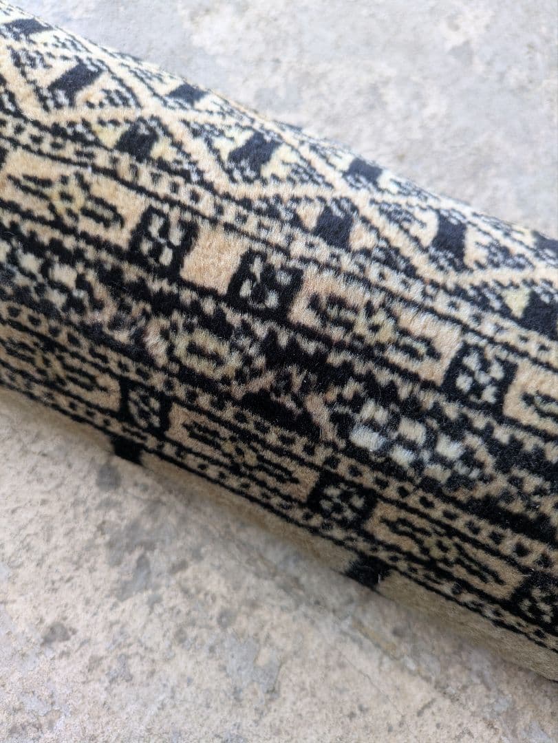 ヴィンテージ ラグ 絨毯 幾何学模様 ウールラグ