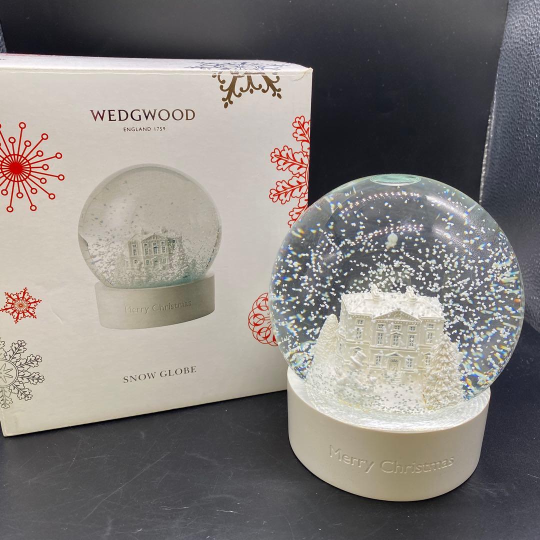 箱付き　ウェッジウッド スノードーム 置物　クリスマス　 no.149