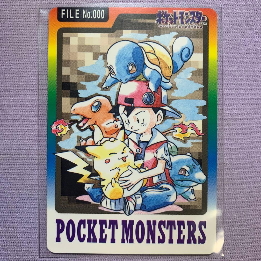 P7707 ポケモンカードダス スペシャルカードダス FILE No.000
