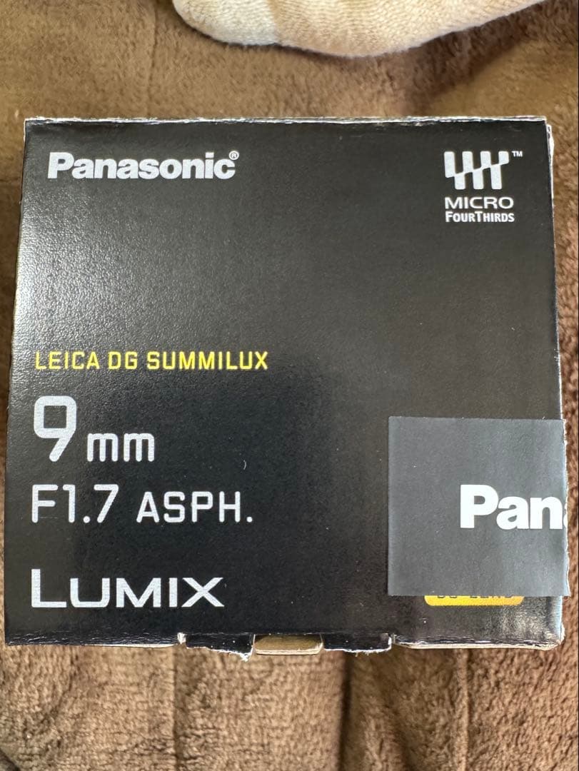 LUMIX 9mm f/1.7 単焦点レンズ