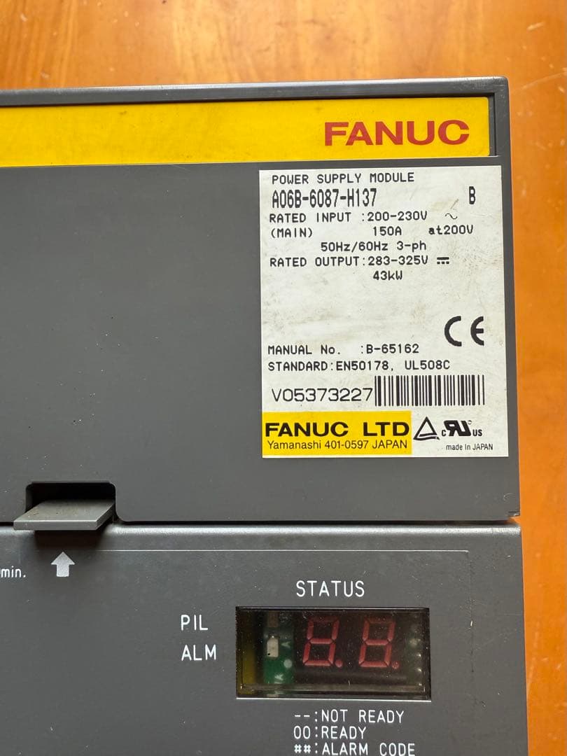 FANUC A06B-6087-H137 電源ユニット