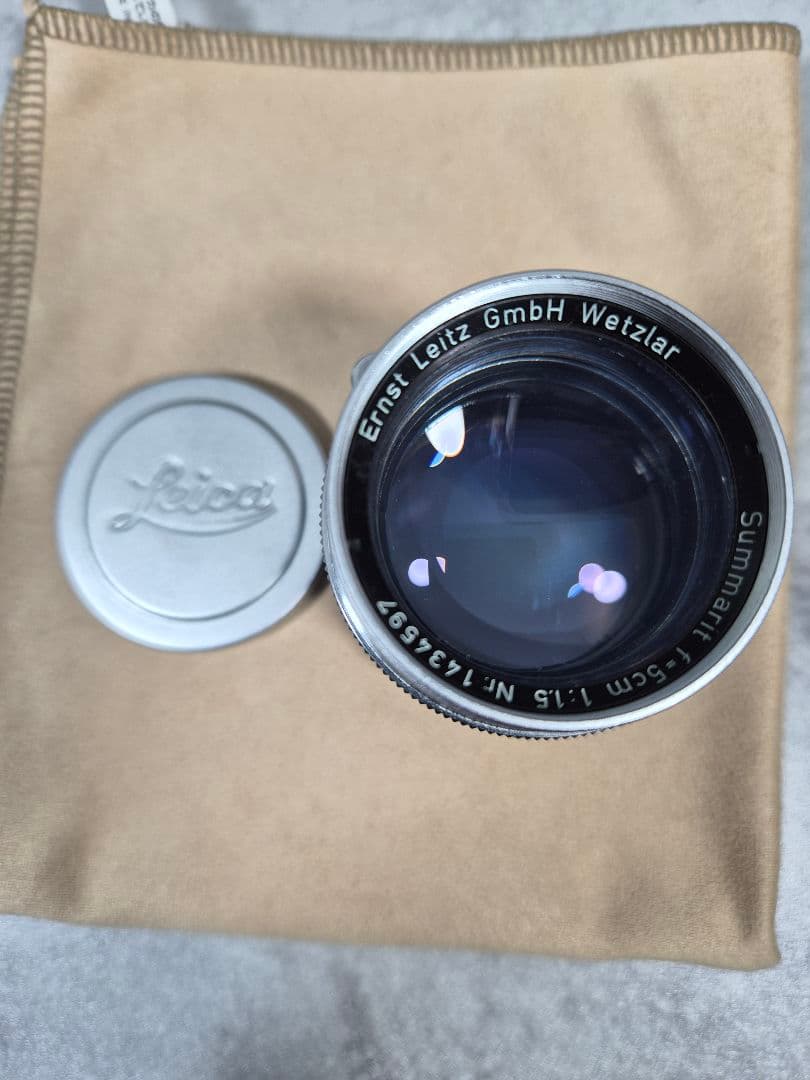 レンズ再研磨済み!!Leitz Summarit 50mm F1.5