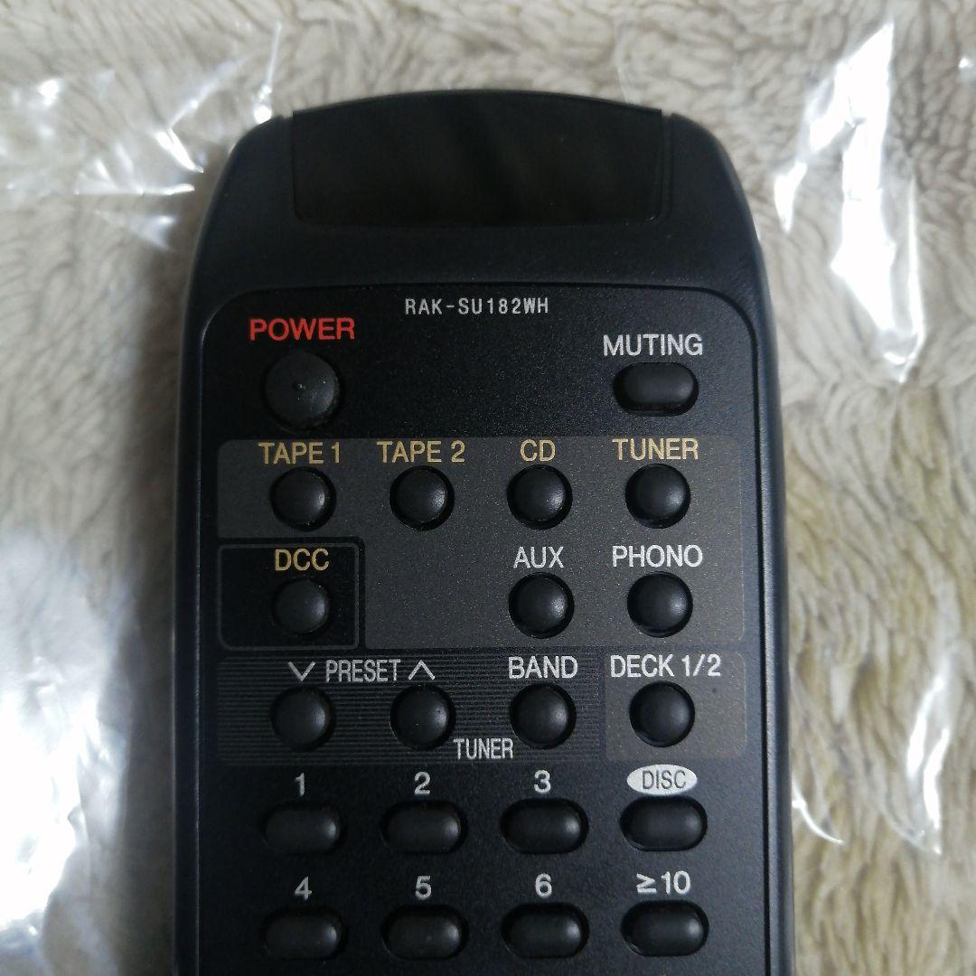 【美品】Technics RAK-SU182WH リモコン