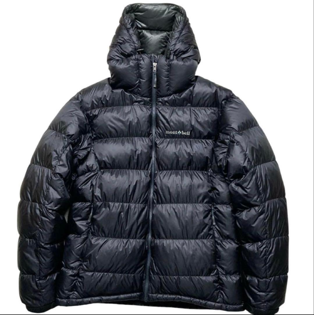 極美品 mont-bell アルパイン サイズL ブラック ダウンジャケット