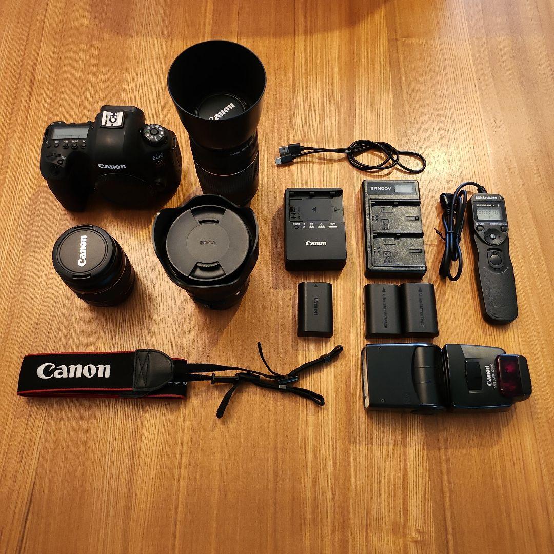 Canon EOS 6D Mark II デジタル一眼レフ レンズ3本