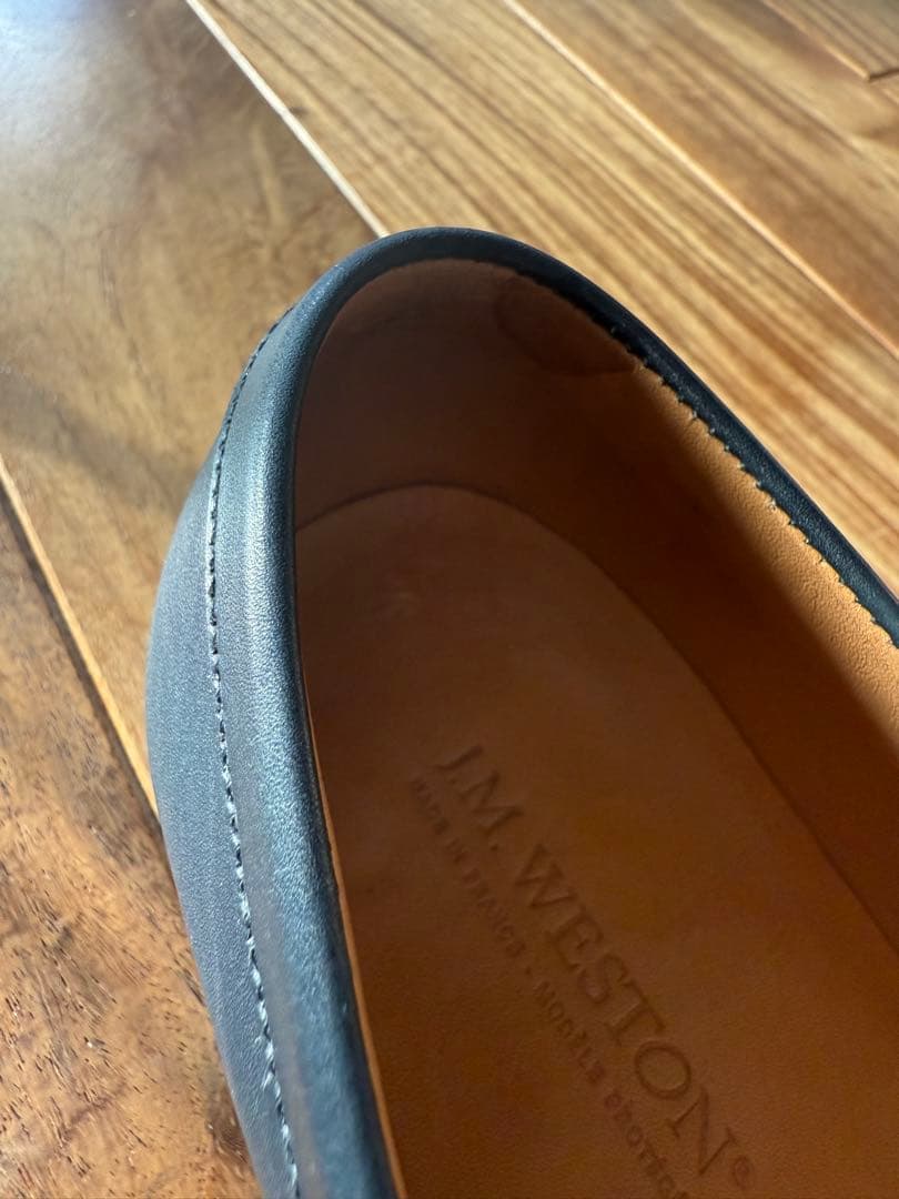 jmweston シグニチャーローファーネイビー