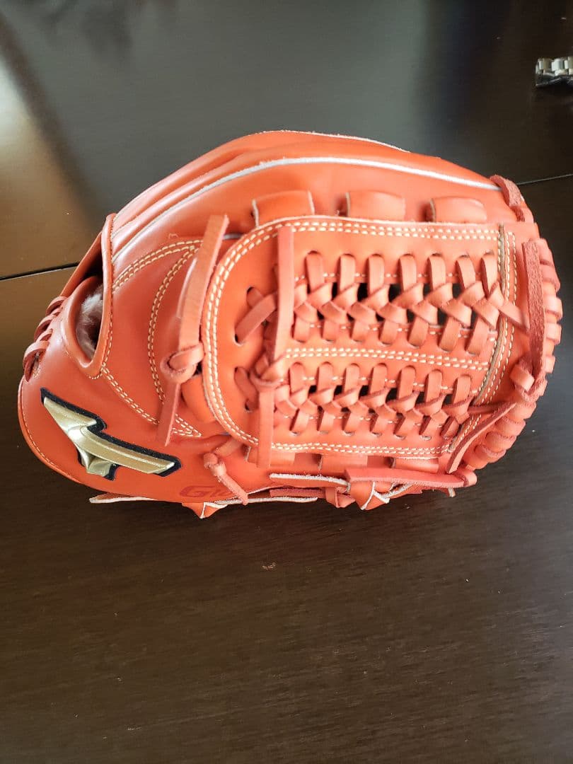 Mizuno Global Elite 軟式グローブ オレンジ