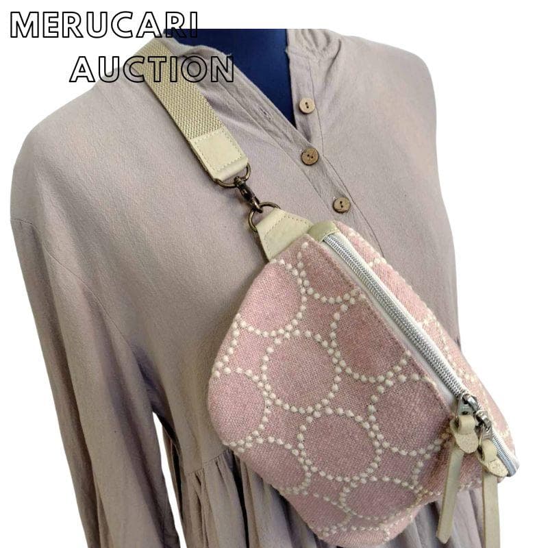 月*陽様 ミナペルホネン/tambourine タンバリンピンク/ボディーバッグ