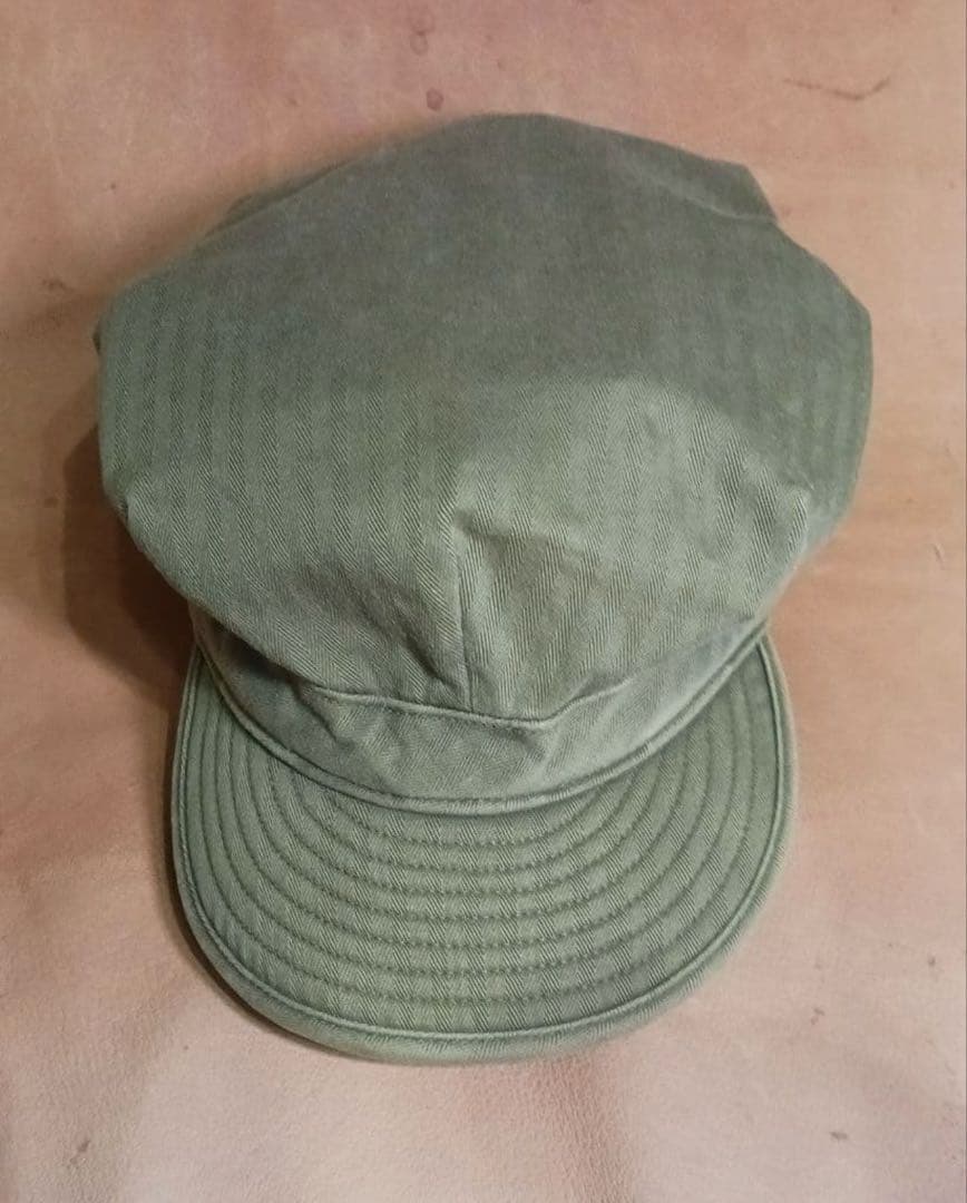 RRL★ダブルアールエル★ワークキャップ オリーブグリーン