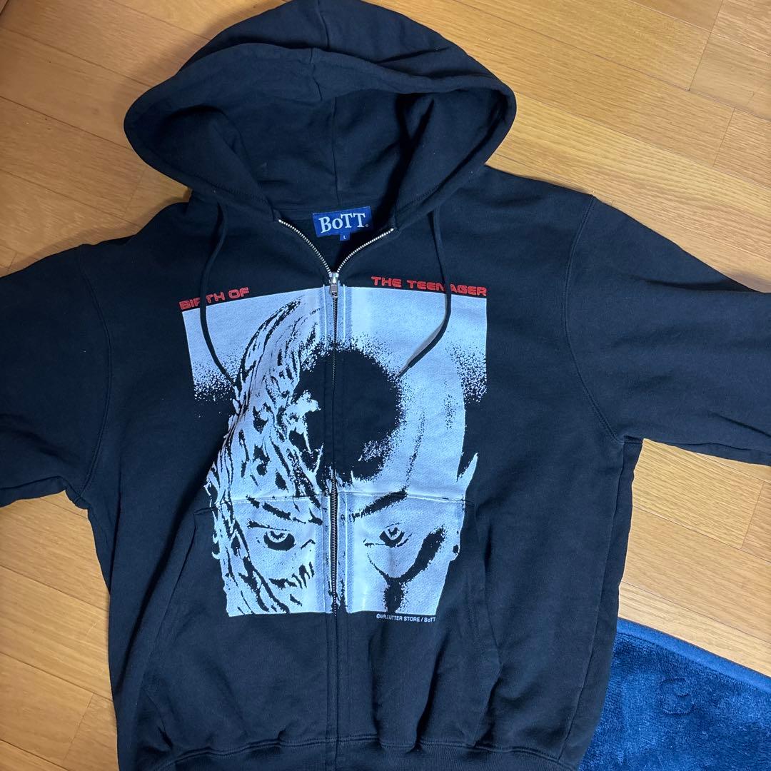 BoTT ブラック パーカー L 値下げ可能