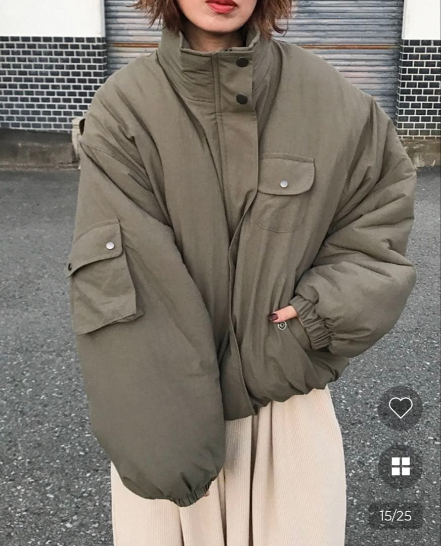 nugu klee カーゴボンバージャケット