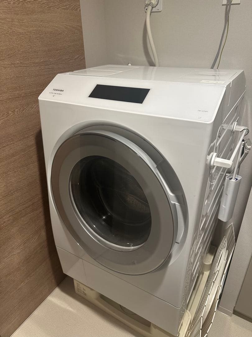 最安値　TOSHIBA ドラム式洗濯機 ZABOON TW-127XP1L(W)