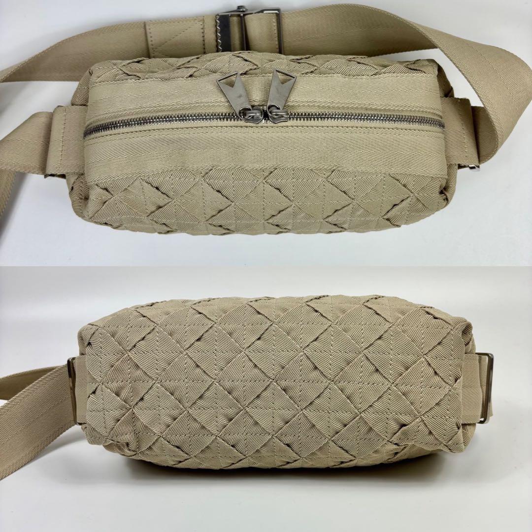 ボッテガヴェネタ ボディバッグ ウェビングワン アイボリー イントレ