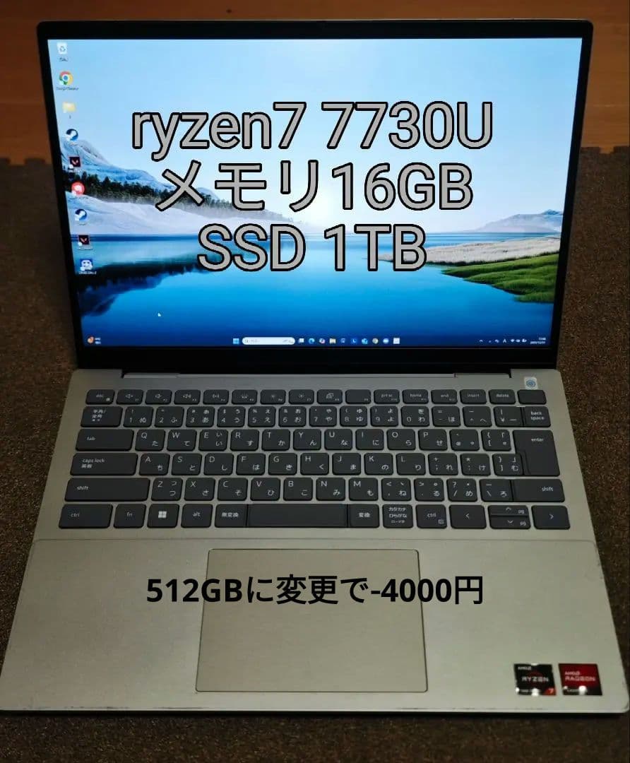 Windowsノート本体 Dell inspiron14 5435 Ryzen7