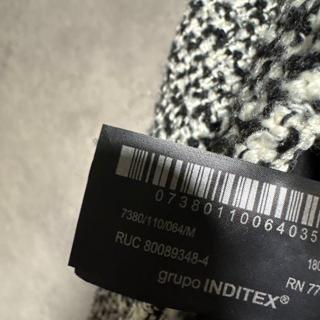 ZARA ザラ ポケット付きテクスチャードシャツジャケット M