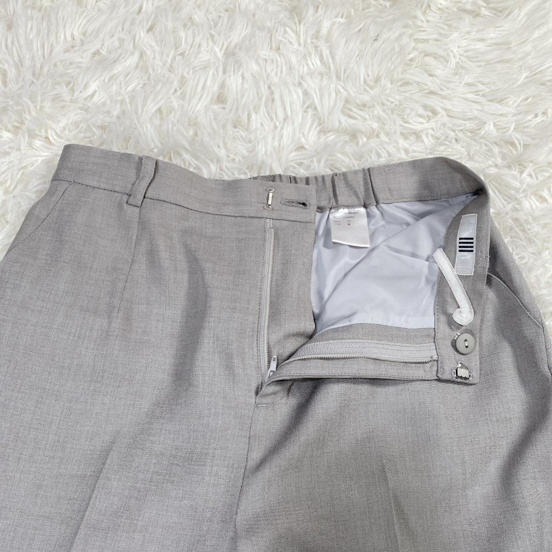 スーツセレクト ノーカラー スーツ レディース グレー