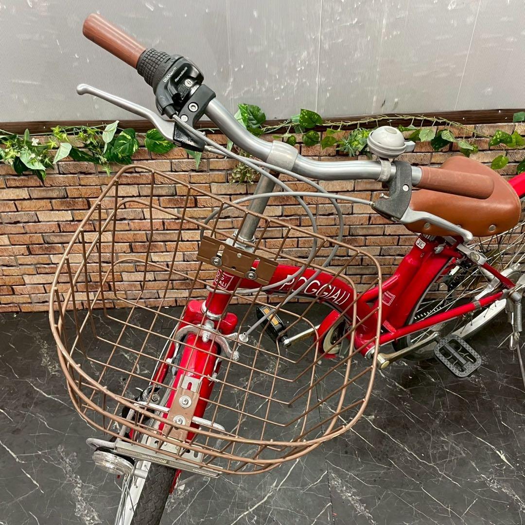 引き取り価格【94】子供用自転車 子供車 POGGIALI レッド 24インチ