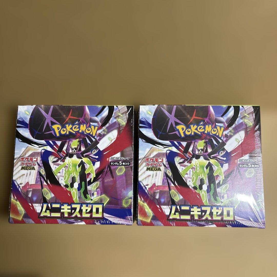 ポケモンカードゲーム MEGA ムニキスゼロ　未開封シュリンク付き 2BOX