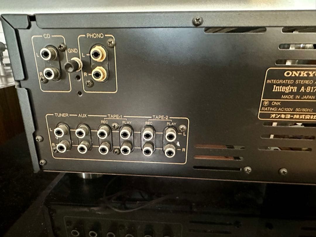 ONKYO Integra A 817RX/プリメインアンプ/ジャンク品