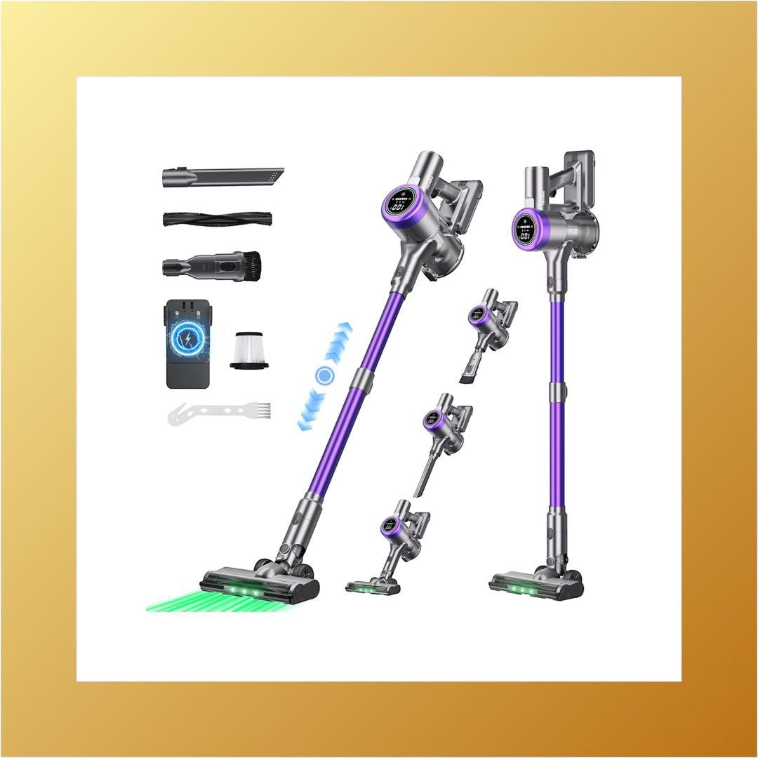 【新品】コードレス掃除機 86KPa超強吸引 自立式・最大60分稼働