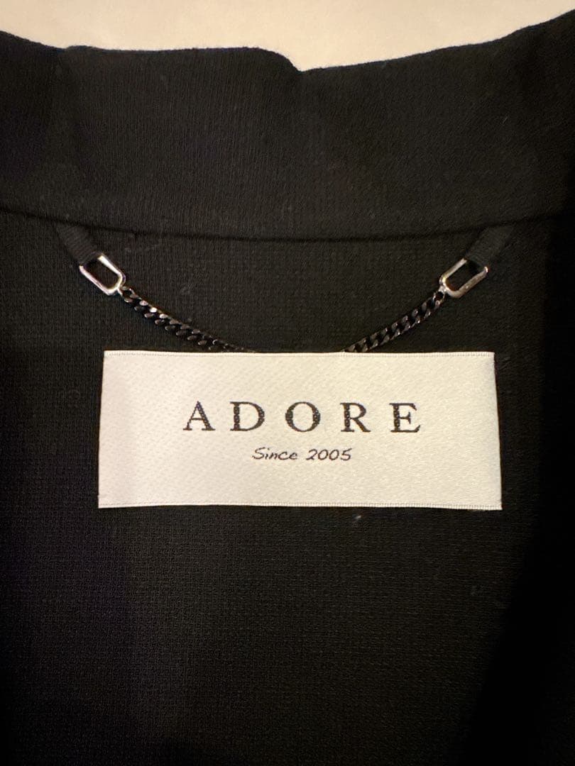 最安値お値下げしました！ADORE ブラック チェスターコート