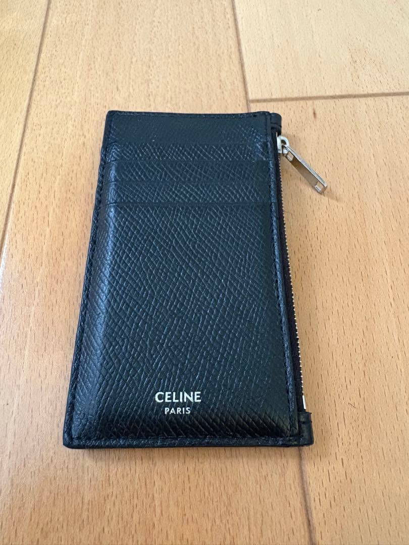 CELINE ブラック レザー ケース