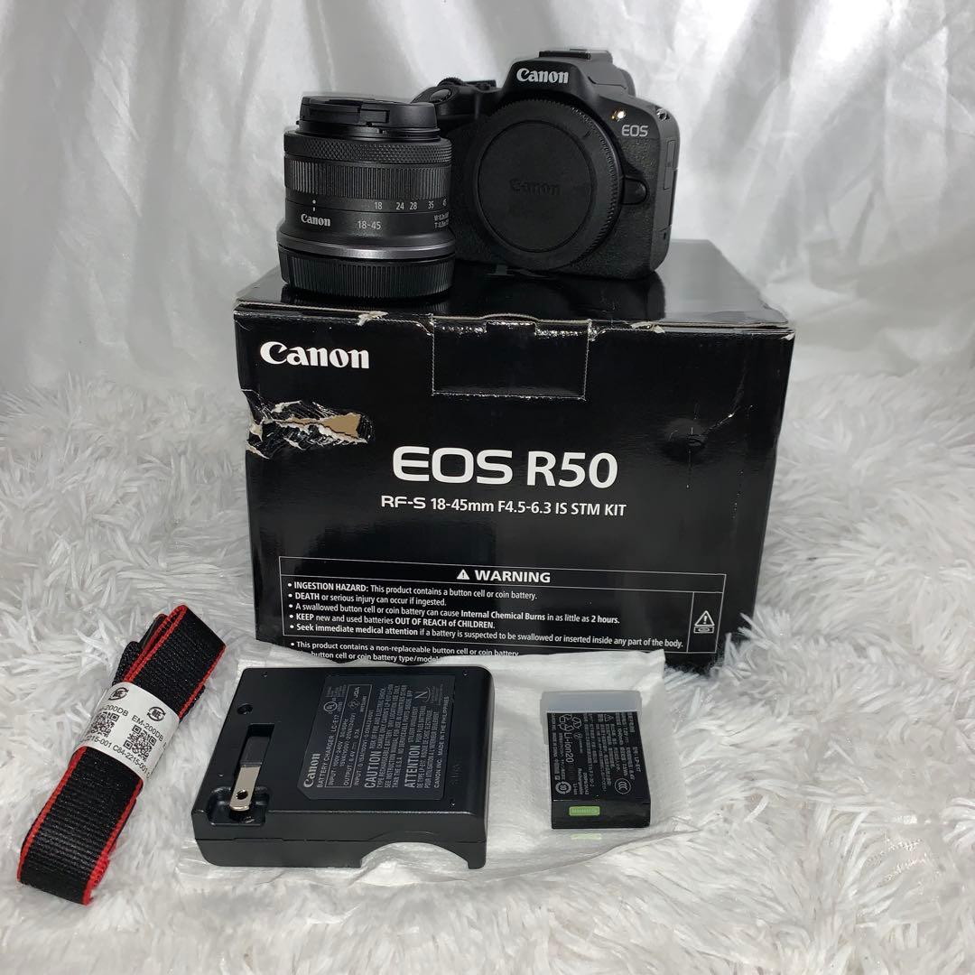 Canon ミラーレス一眼カメラ EOS R50 標準ズームレンズキット