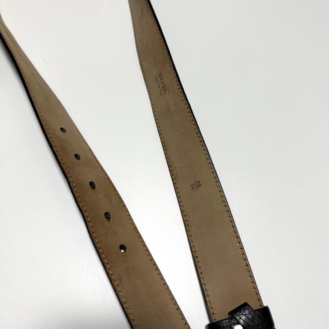 y*n様 PRADA プラダ　トリヨンクレマンス　カーフレザー　ベルト　ブラック