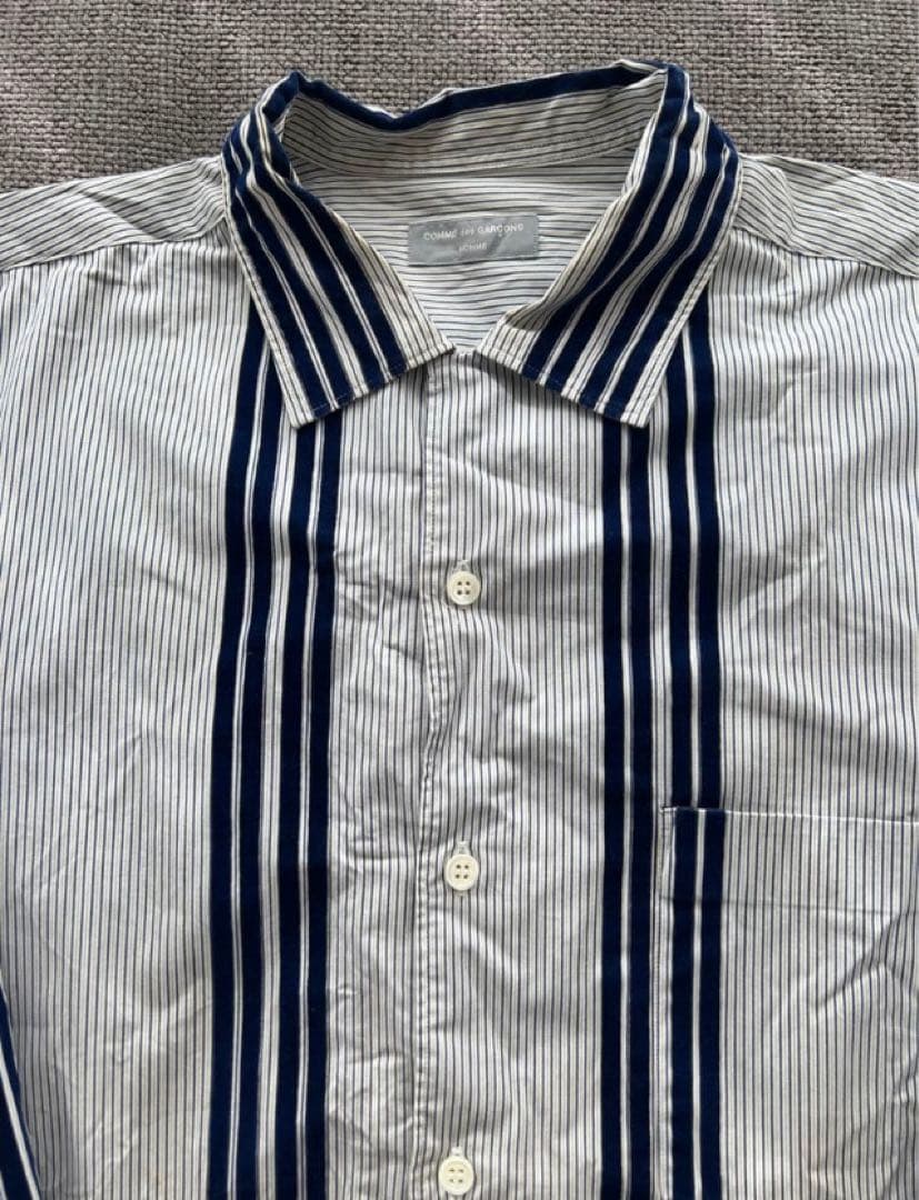 90s COMME des GARCONS HOMMEストライプシャツ藤原ヒロシ