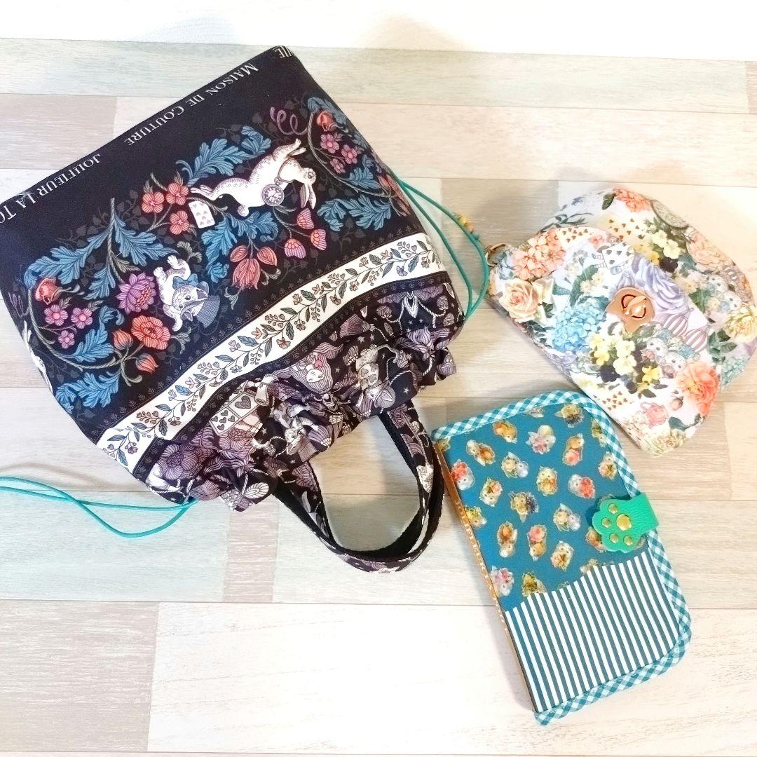 専用☆巾着バッグなど3点☆ ジョリーフルール