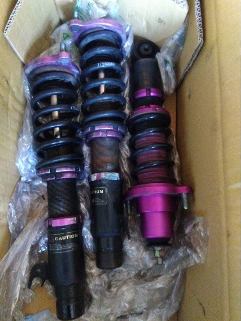 八*蛇様 ja4トゥデイ　ファイコネ車高調　フロント2本リア1本