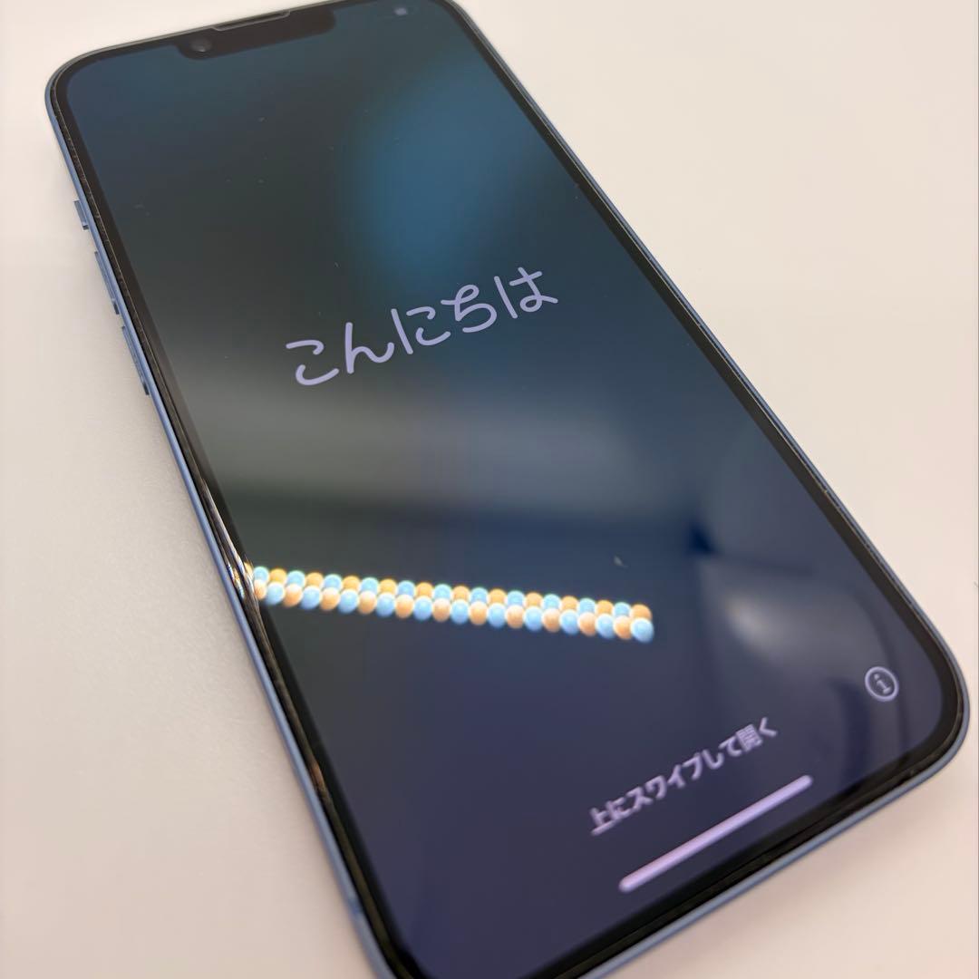 iPhone14 256GB Blue 箱付き　ガラスフィルム付き　simフリー