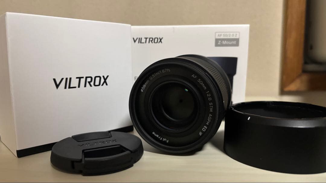 VILTROX AF 50/2.0 Z レンズ