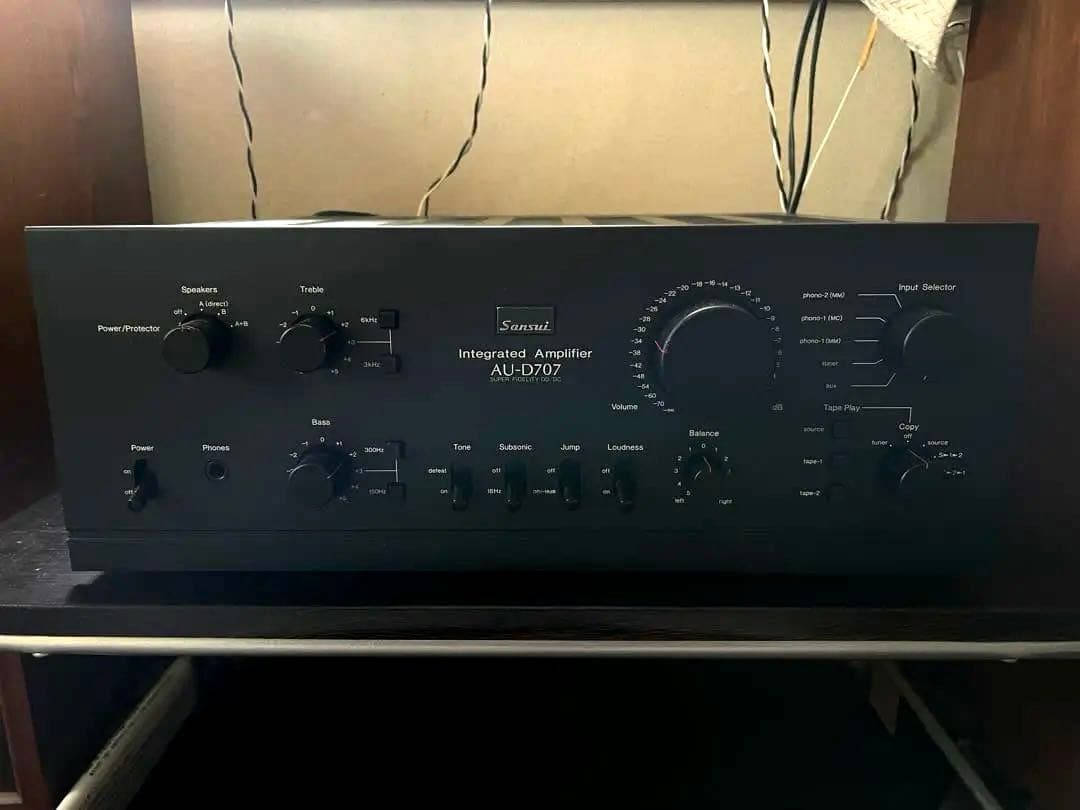 SANSUI AU-707 プリメインアンプ　ジャンク