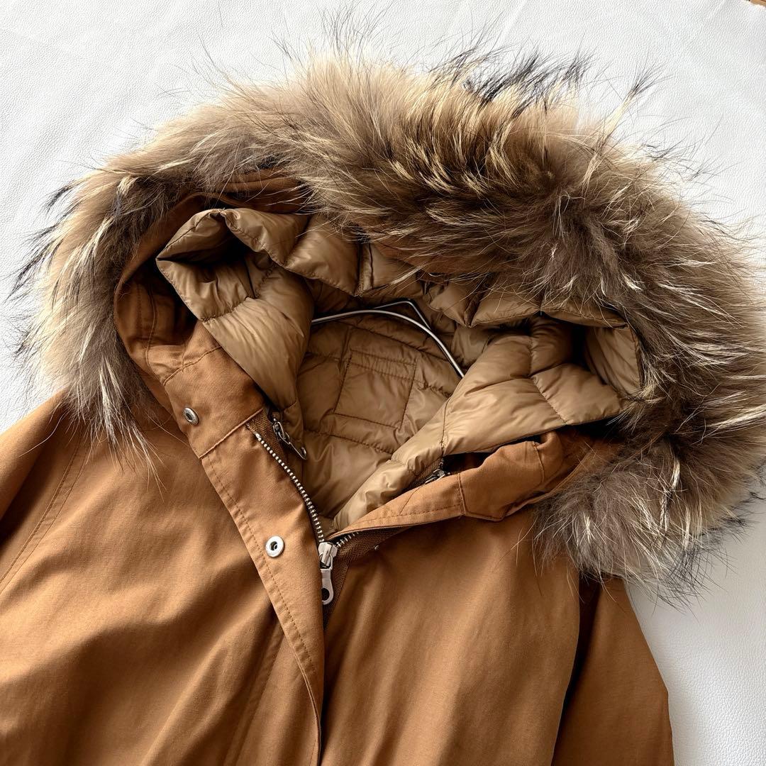 アーバンリサーチ インナーダウン付きモッズコート ジャケット 3way ファー