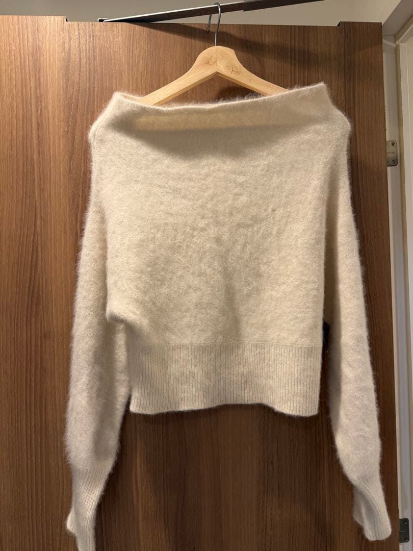 アニュアンス　ánuans ニット トップス タヌキ フォックス Fオフホワイト