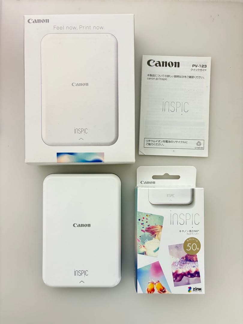 inspic インスピック　本体　フォトペーパー50枚付PV-123