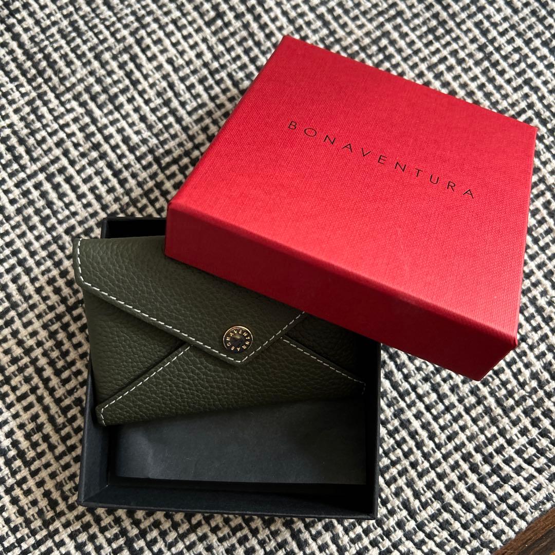ボナペンチュラBonaventura グリーンレザーケース 限定品